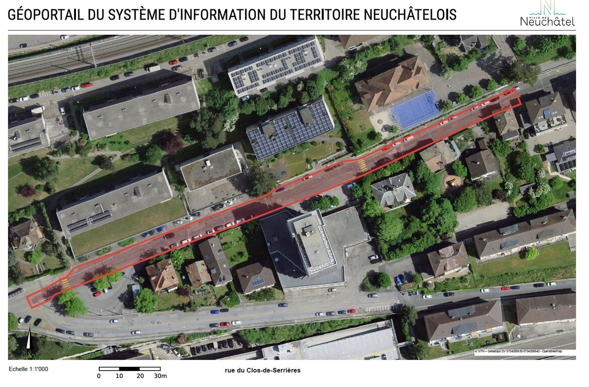 Le plan du secteur