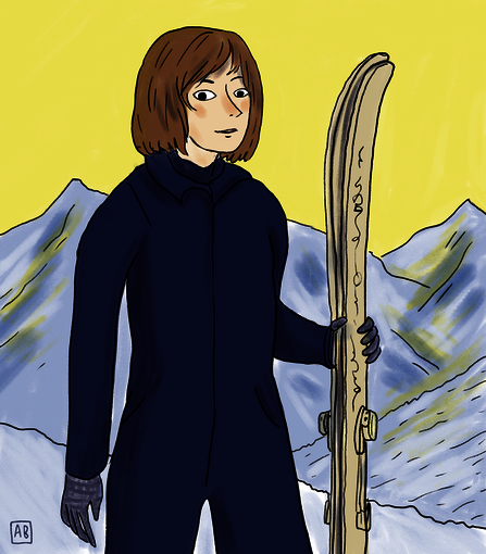 Michèle Rubli, 1951-1996. Illustration Agathe Borin.